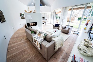 Douglasie Holzboden im Wohnzimmer © Havelland Diele GmbH
