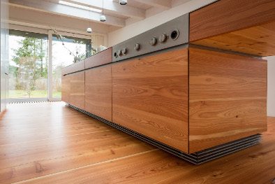 Lärche Holzdielen in der Küche © Havelland Diele GmbH