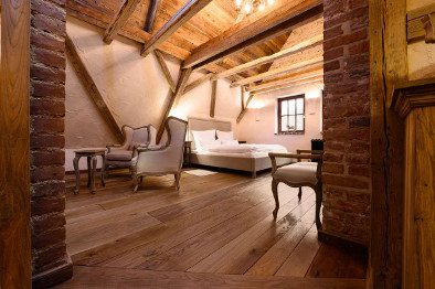 Eiche Schlafzimmer Holzboden